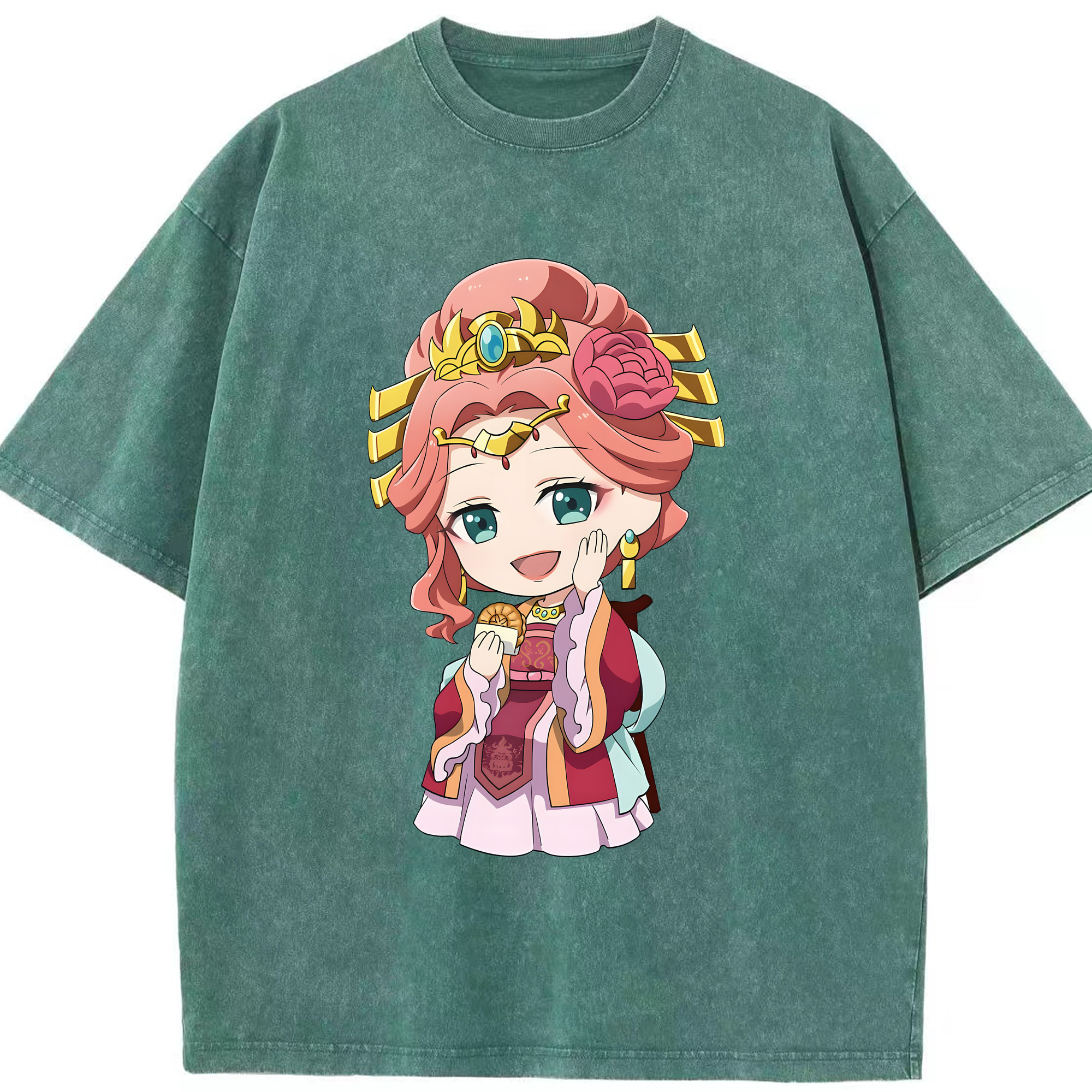 （画像用） 薬屋のひとりごと The Apothecary Diaries 綿100% ヴィンテージ風 半袖Tシャツ（フロントプリント）